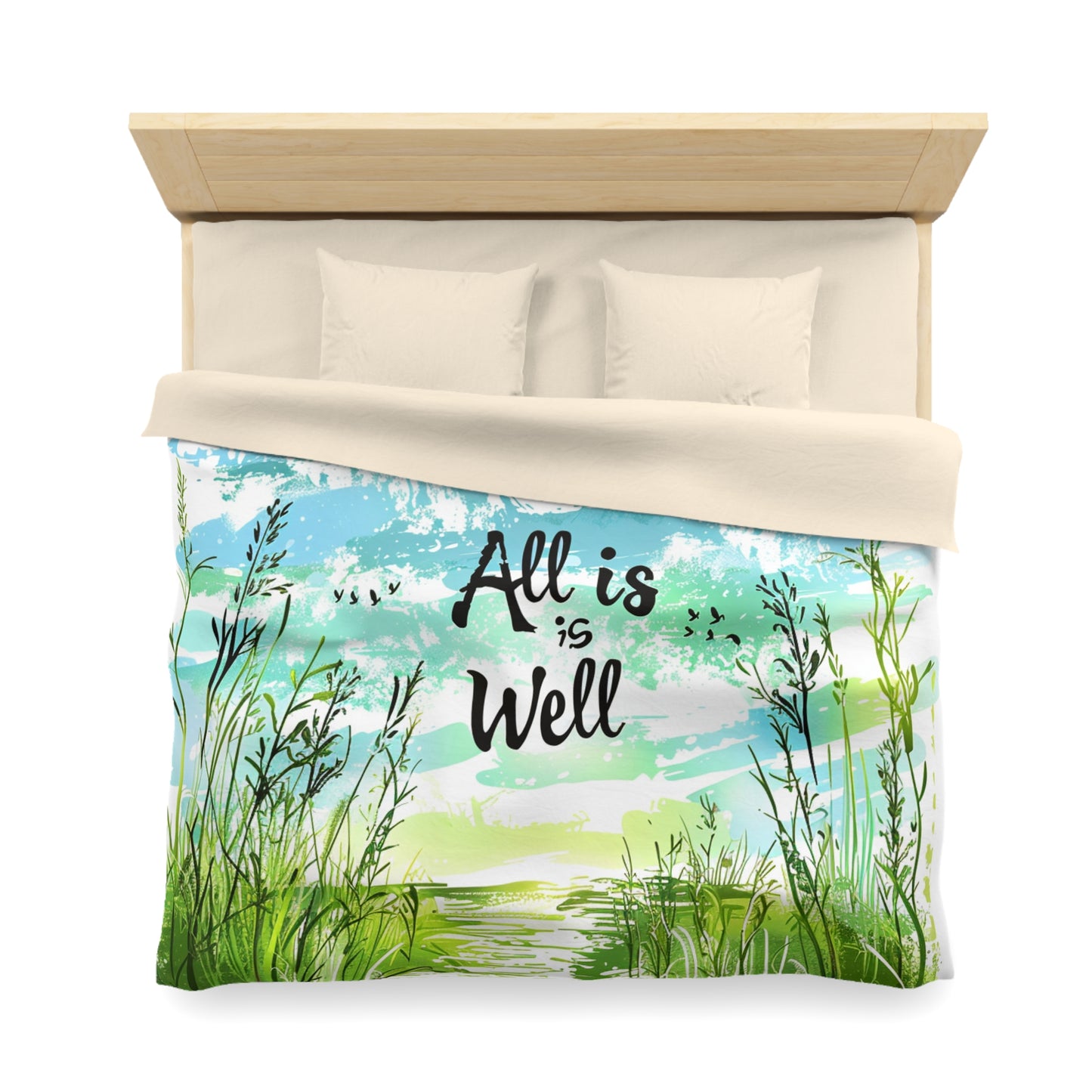 Microfiber Duvet Cover - All is well