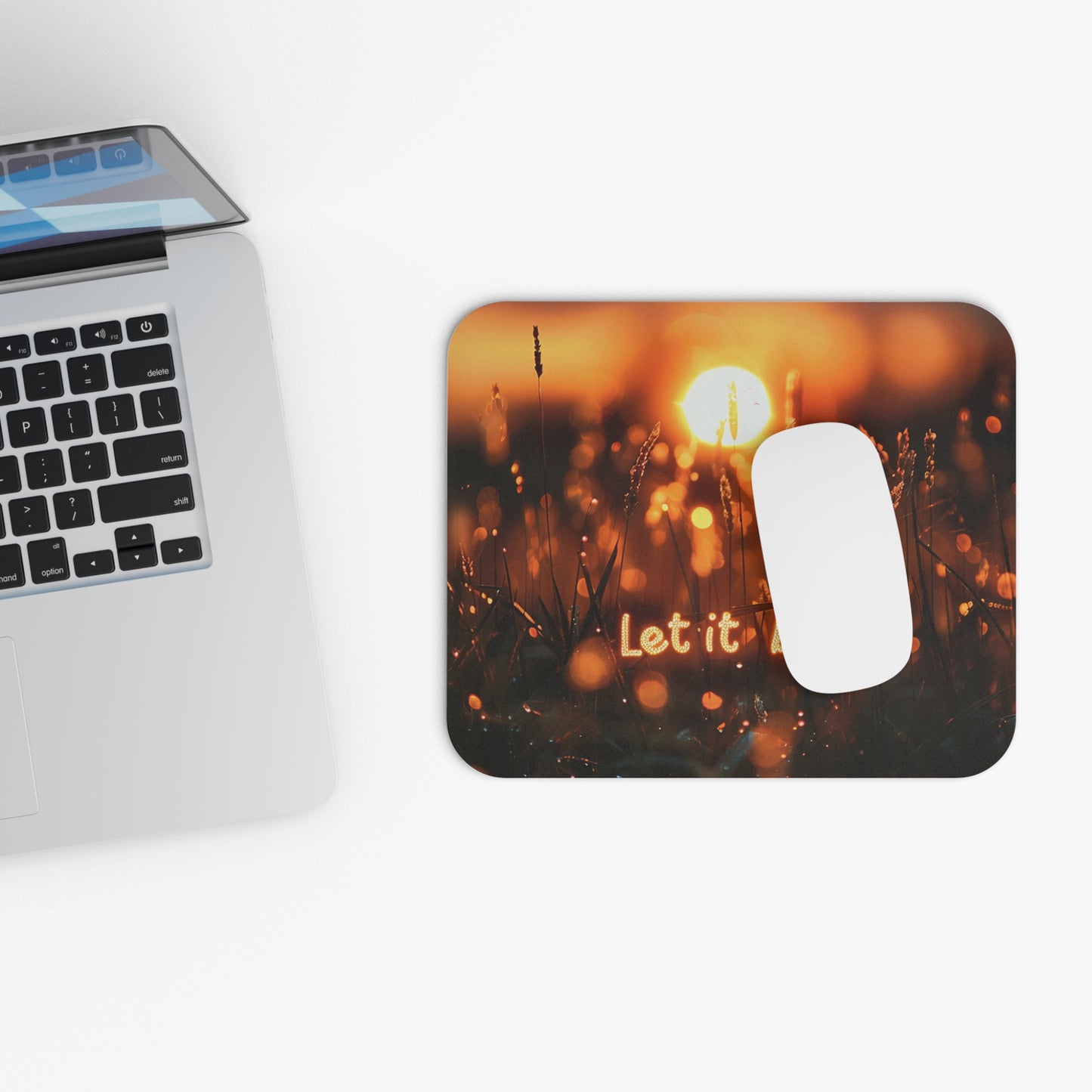 Mouse Pad (Rectangle) - Let it be