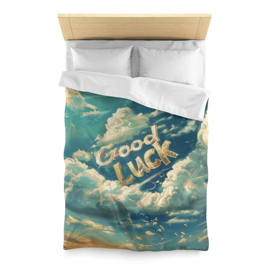 Microfiber Duvet Cover - Good luck