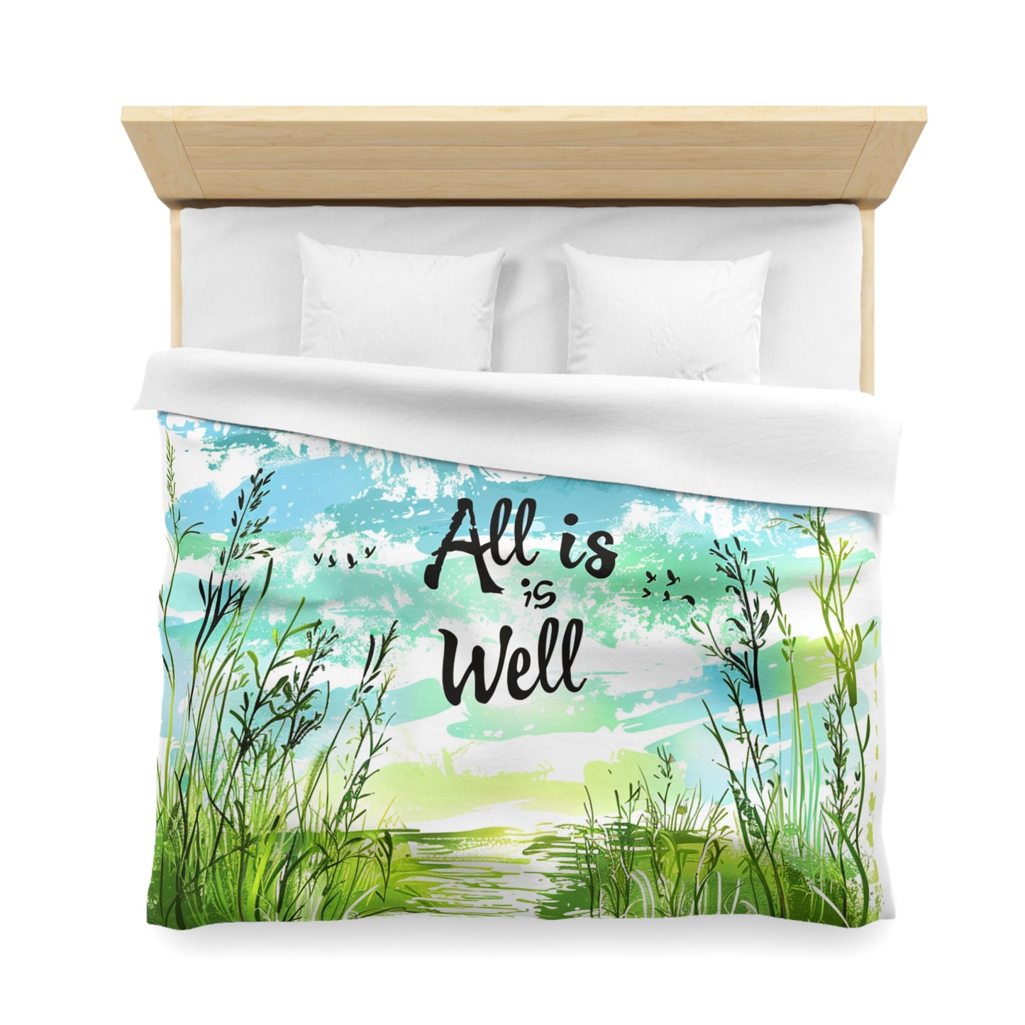 Microfiber Duvet Cover - All is well