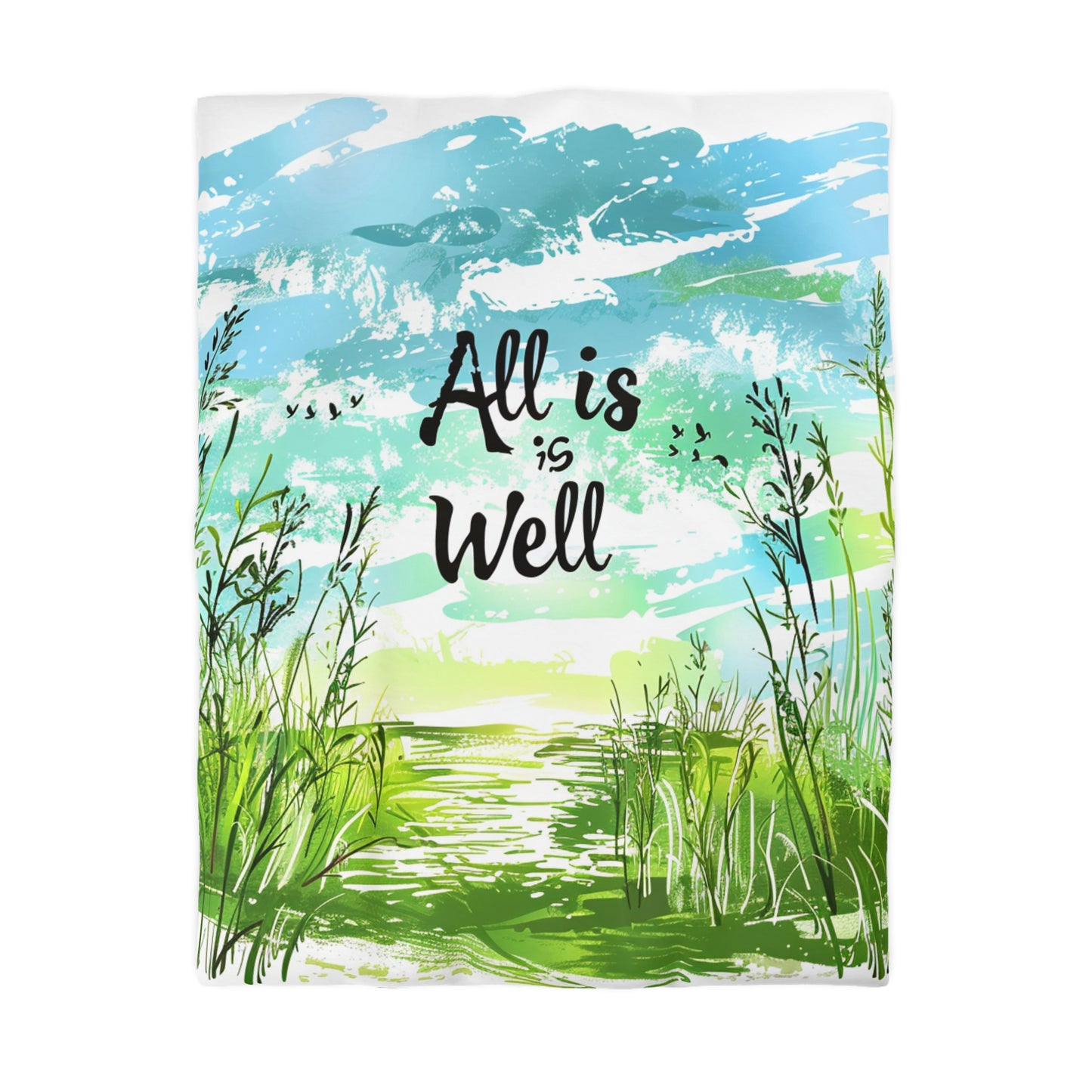 Microfiber Duvet Cover - All is well