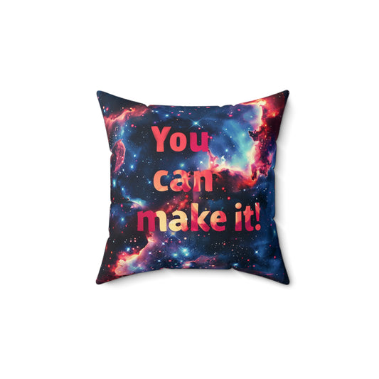 Spun Polyester Square Pillow - You can make it