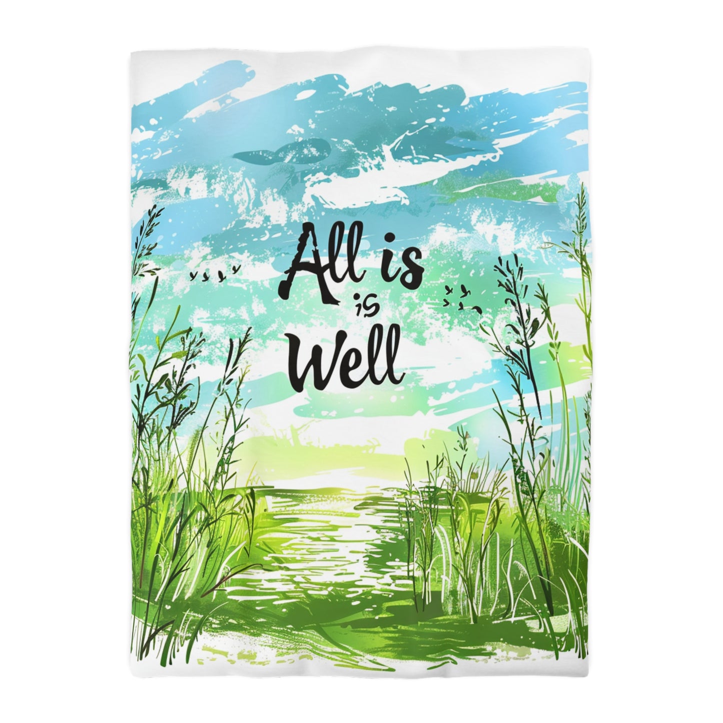 Microfiber Duvet Cover - All is well