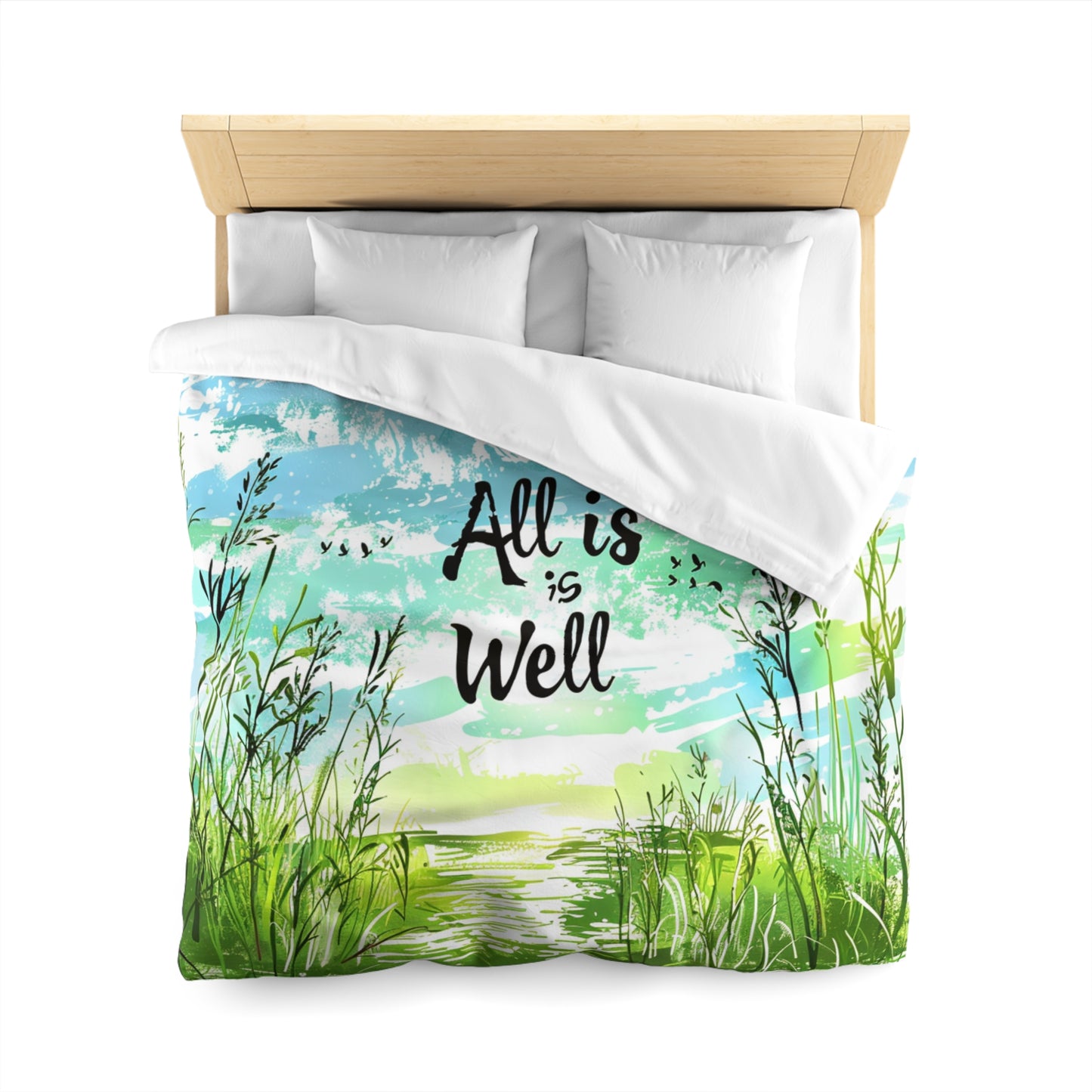 Microfiber Duvet Cover - All is well