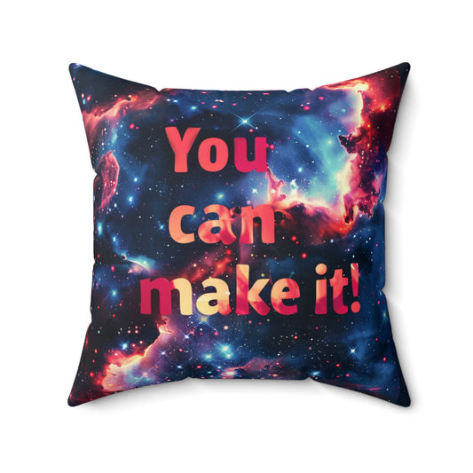 Spun Polyester Square Pillow - You can make it