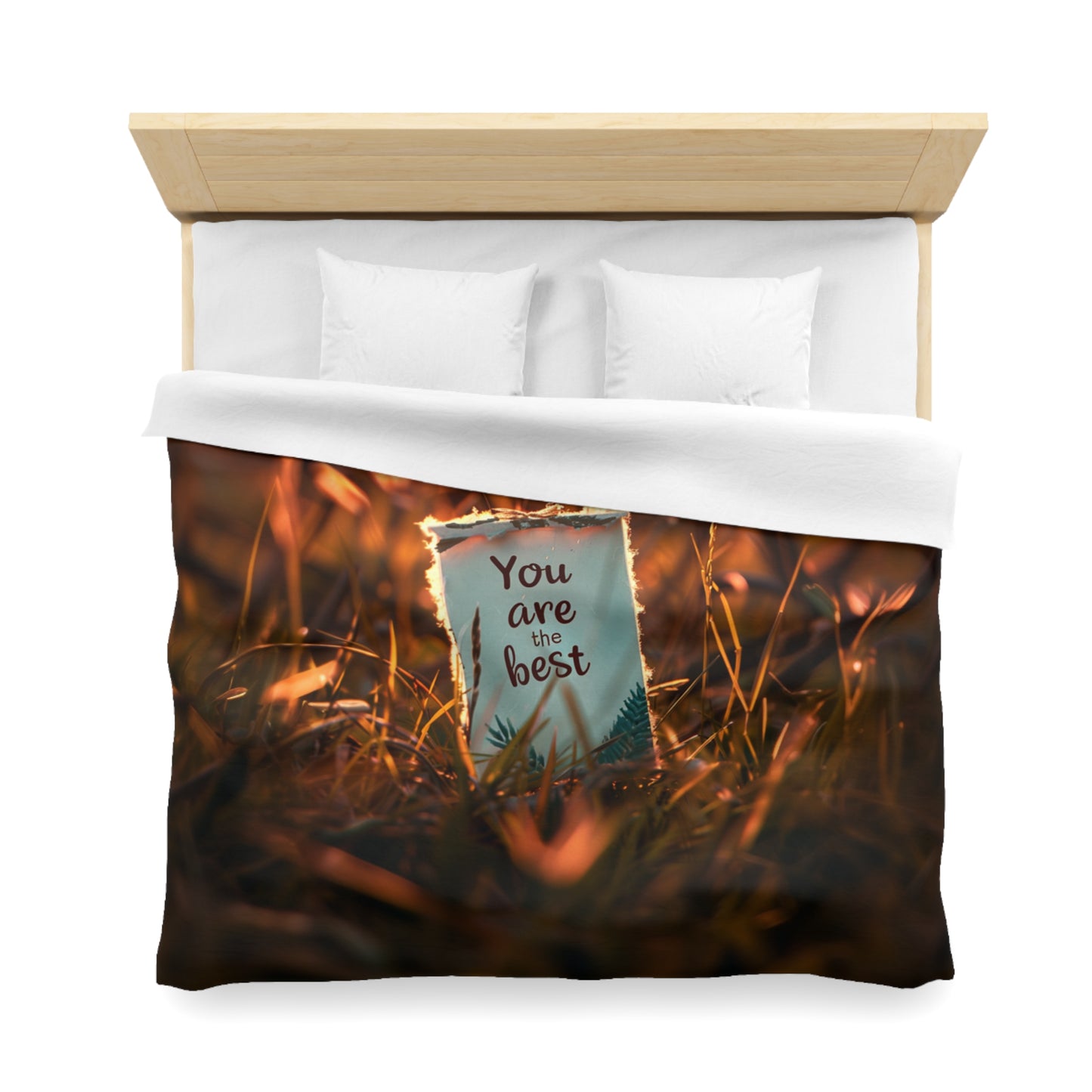 Microfiber Duvet Cover - You are the best 1