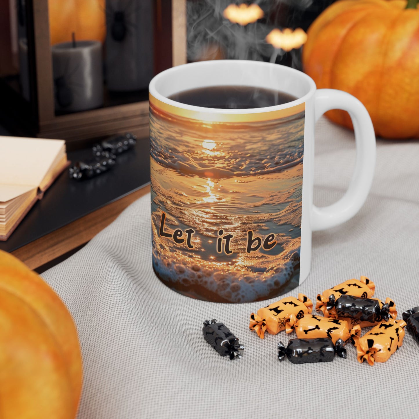 Ceramic Mug, (11oz, 15oz) - Let it be 2