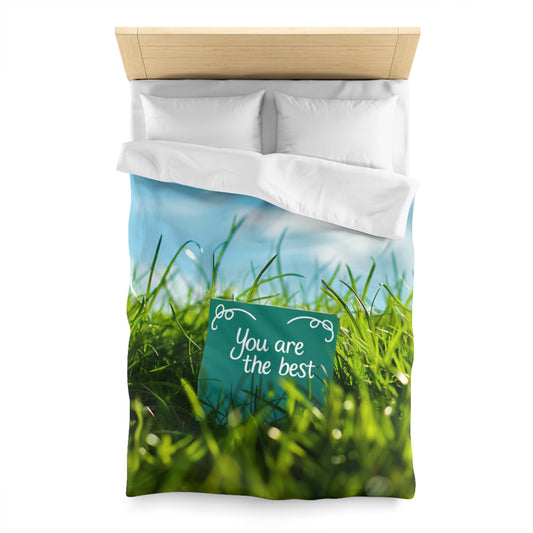Microfiber Duvet Cover - You are the best 2