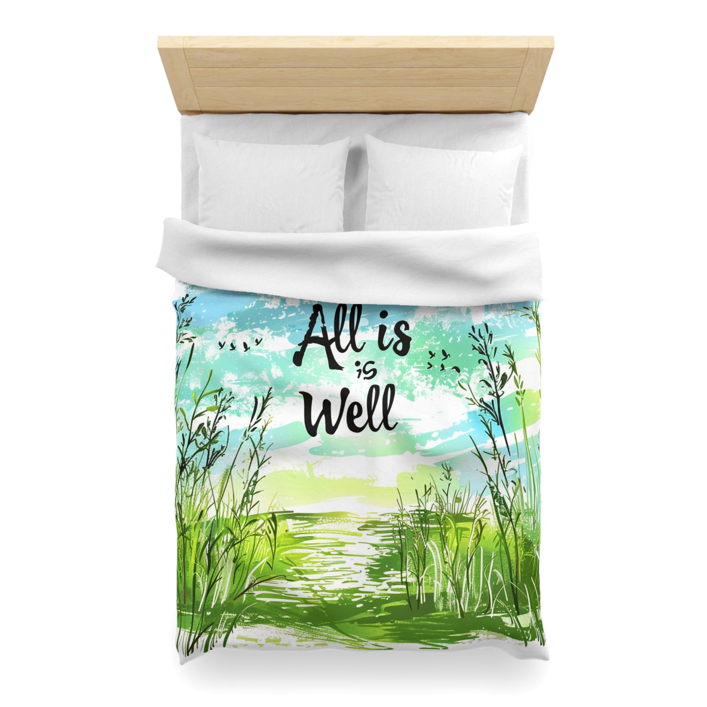 Microfiber Duvet Cover - All is well