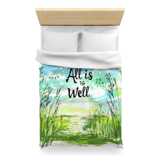 Microfiber Duvet Cover - All is well