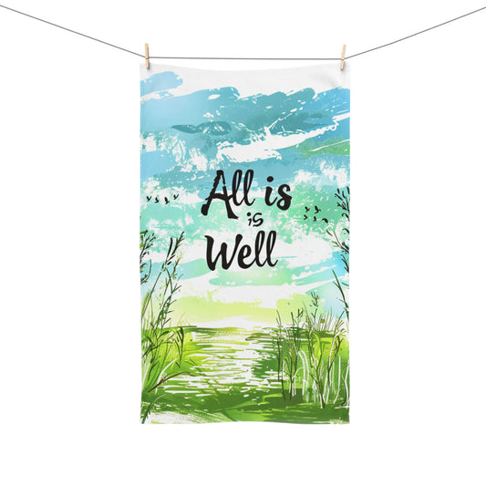 Hand Towel - All is well