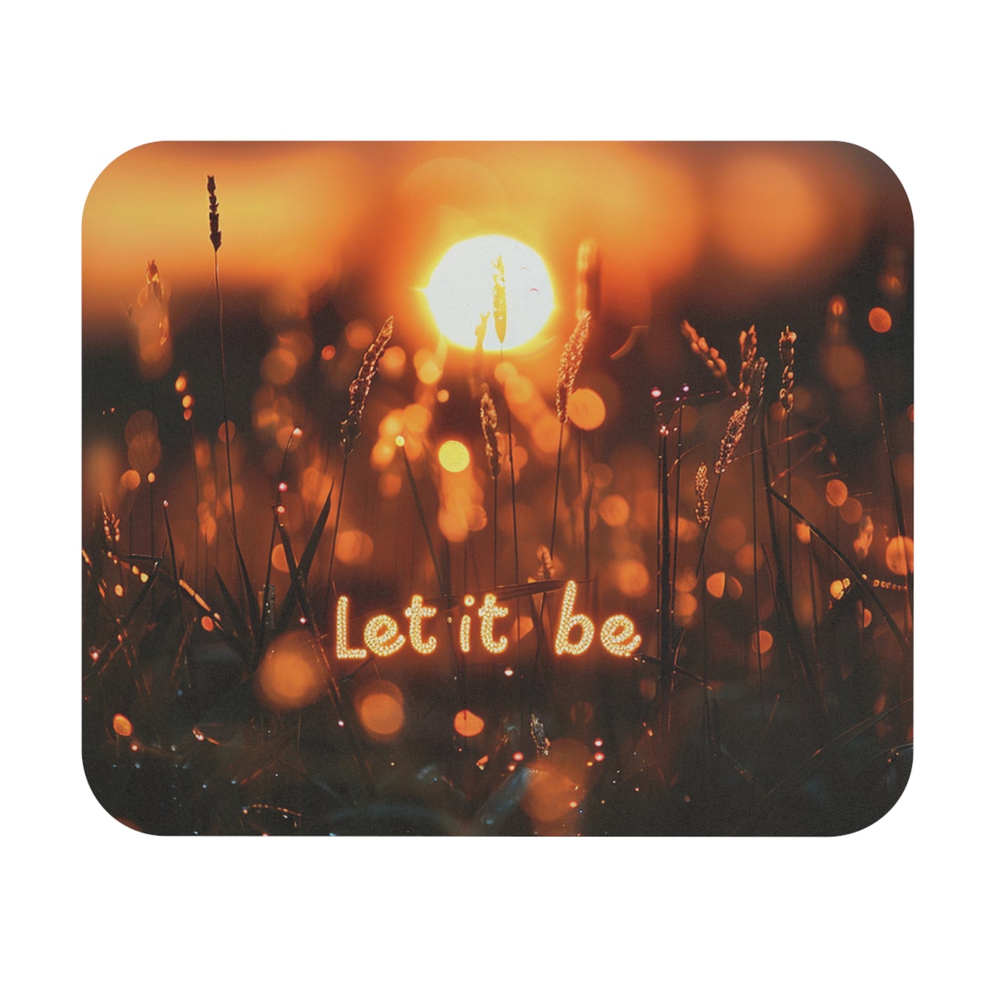 Mouse Pad (Rectangle) - Let it be