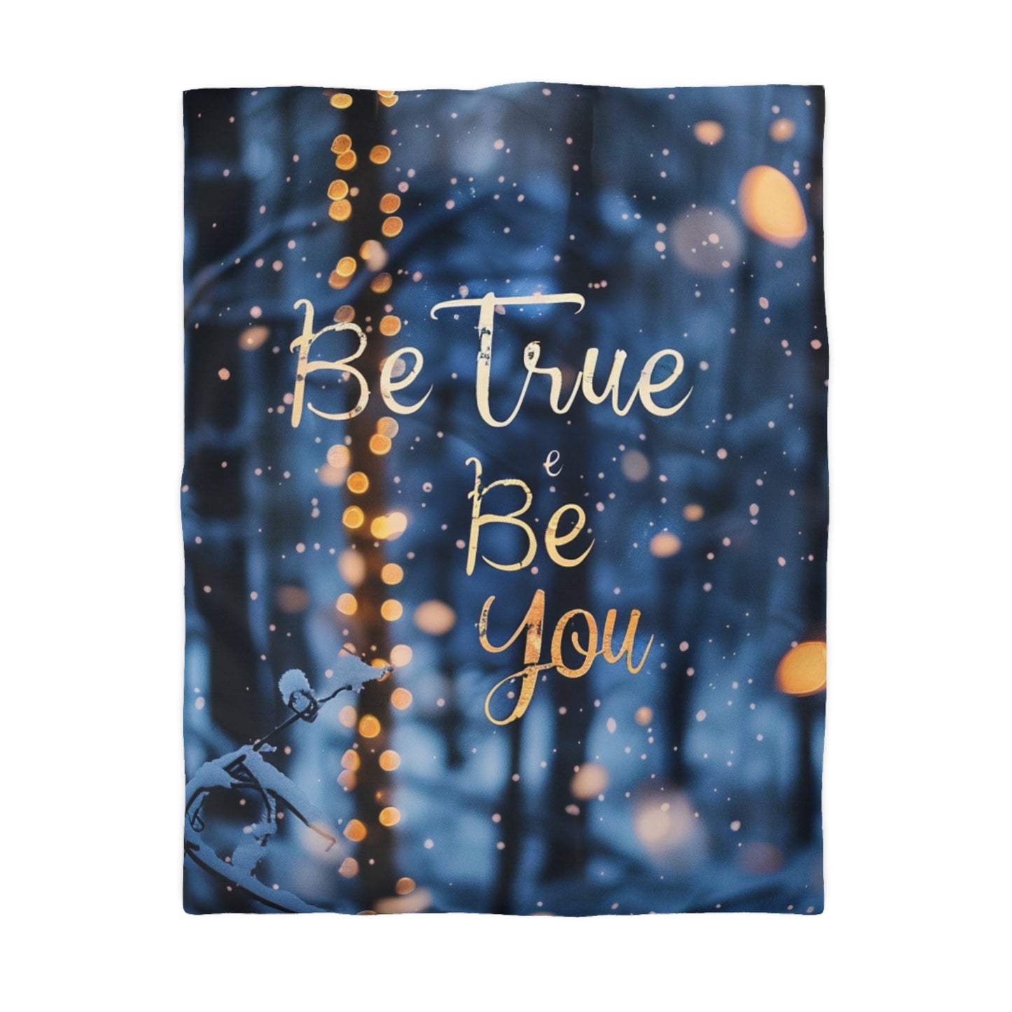 Microfiber Duvet Cover - Be true be you