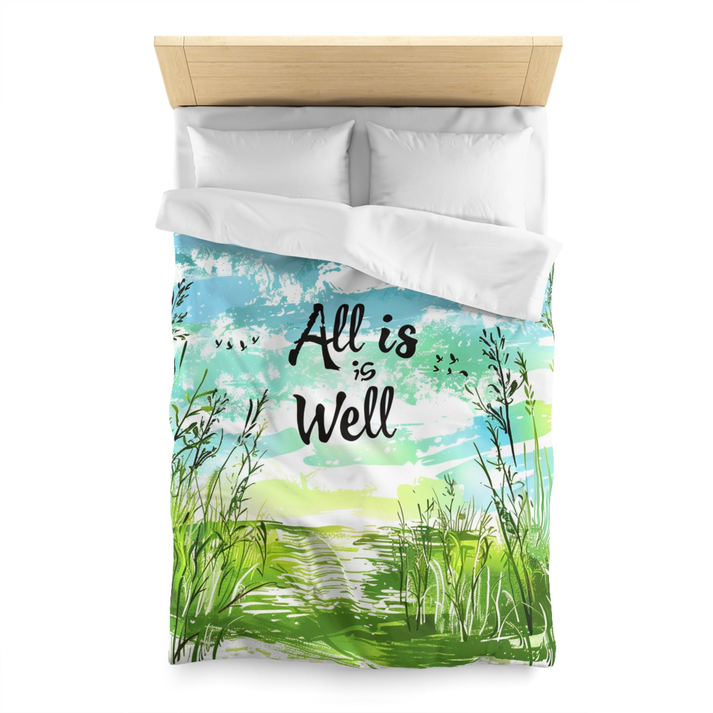 Microfiber Duvet Cover - All is well