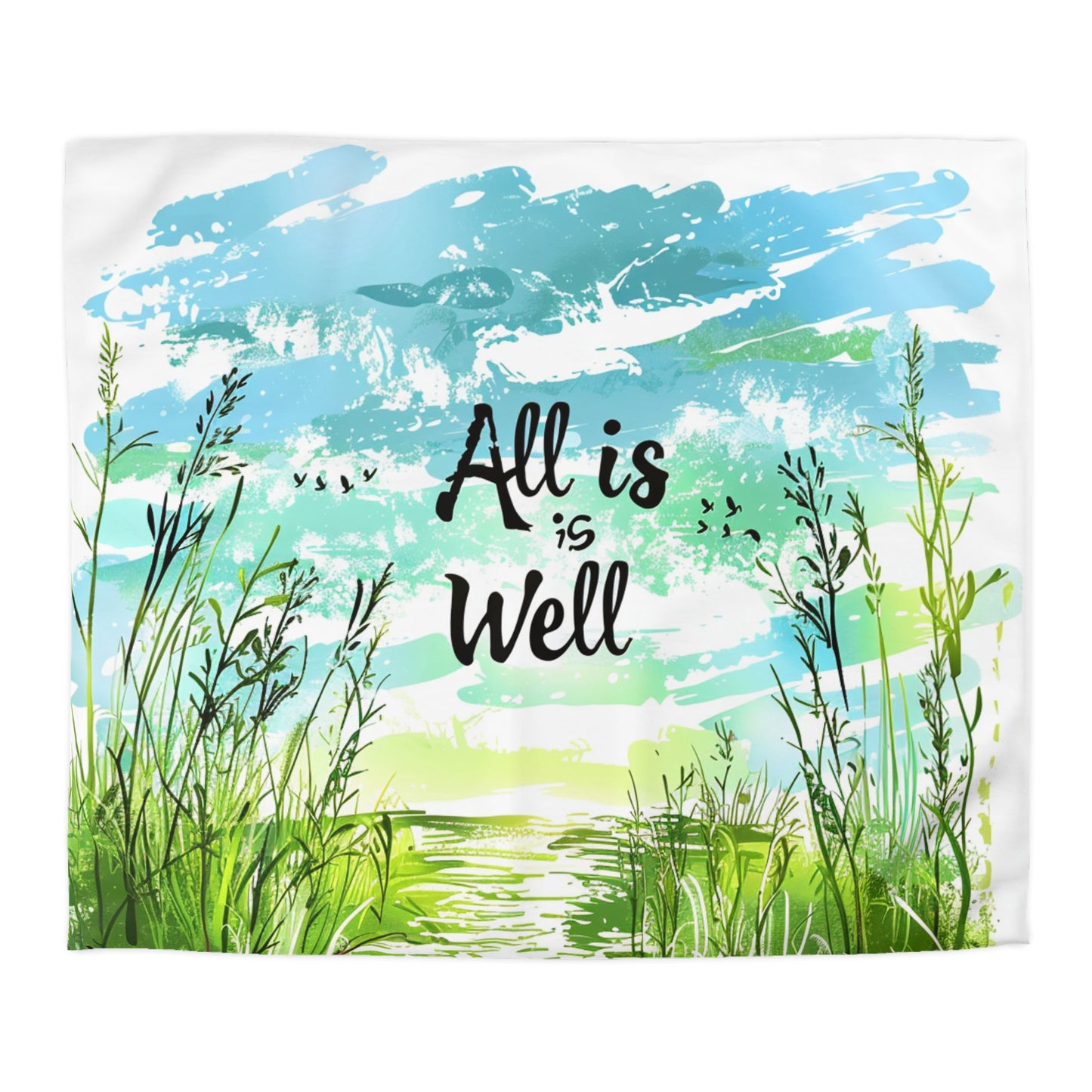 Microfiber Duvet Cover - All is well