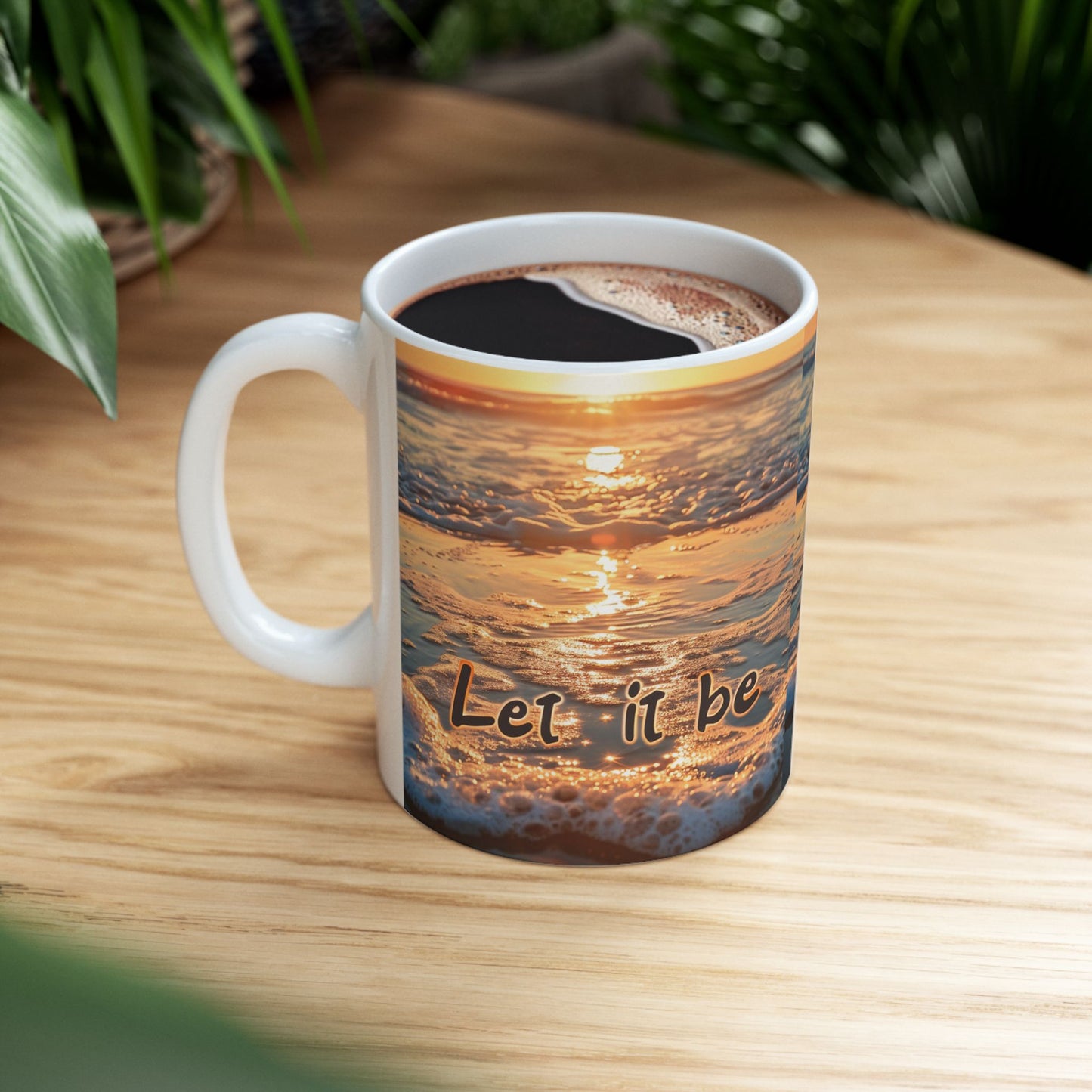 Ceramic Mug, (11oz, 15oz) - Let it be 2