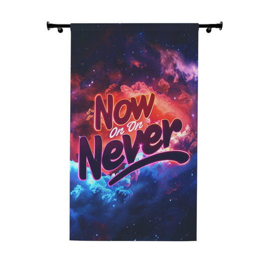 Window Curtains (1 Piece) - Now Or Never